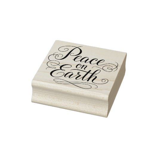 Vrede op Aarde Vakantie Rubberstempel (Stempel)