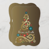 Vrede op aarde VI Feestdagenkaart (Voorkant / Achterkant)