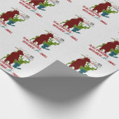 Vrede op aarde voor alle wezens in het bos cadeaupapier (Hoek)