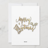 Vrede op aarde voor iedereen. feestdagenkaart (Achterkant)