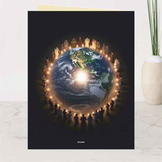 Vrede op Aarde - Vrede terug door de vraag van het Kaart (Achterkant)