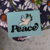 Vrede op Aarde Vreedzaam wereldontwerp Briefkaart