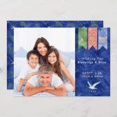 Vrede op aarde | Zegeningen Vakantiefoto Feestdagenkaart (Voorkant / Achterkant)