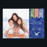 Vrede op aarde | Zegeningen Vakantiefoto Feestdagenkaart<br><div class="desc">Stuur een elegante,  betekenisvolle en all-inclusive vakantie groet aan vrienden en familie voor Chanoeka,  Kwanzaa,  en / of kerst met deze frisse waterverf banner ontwerp - een Zazzle Exclusive,  nieuw voor 2017 - en voeg een leuke familiefoto of uw jaarlijkse familieportret. Gedateerd en gepersonaliseerd.</div>