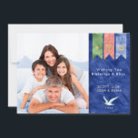 Vrede op aarde | Zegeningen Vakantiefoto Feestdagenkaart<br><div class="desc">Stuur een elegante,  betekenisvolle en all-inclusive vakantie groet aan vrienden en familie voor Chanoeka,  Kwanzaa,  en / of kerst met deze frisse waterverf banner ontwerp - een Zazzle Exclusive,  nieuw voor 2017 - en voeg een leuke familiefoto of uw jaarlijkse familieportret. Gedateerd en gepersonaliseerd.</div>