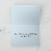 Vrede op Aarde Zeilboot Washington Beach Kerstmis Feestdagen Kaart (Binnen)