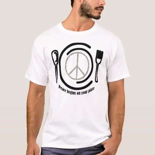 vrede op Bord T-shirt (Voorkant)