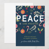 Vrede op de Aarde met Kerstmis Kaart (Voorkant / Achterkant)