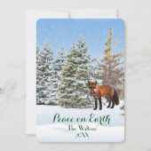 Vrede op de Aarde met Kerstmis Kaart (Voorkant)