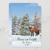 Vrede op de Aarde met Kerstmis Kaart (Voorkant / Achterkant)