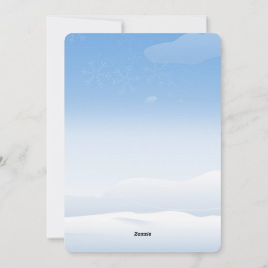 Vrede op de Aarde met Kerstmis Kaart (Achterkant)