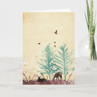 Vrede op de Herten van de Aarde Feestdagen Kaart