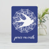 Vrede op de Kaart van de Vakantie van Mandala van (Staand voorkant)