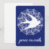 Vrede op de Kaart van de Vakantie van Mandala van (Voorkant / Achterkant)