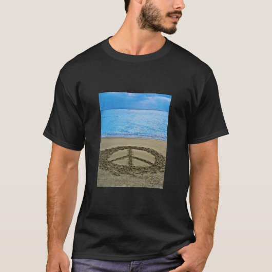 vrede op de oceaan t-shirt (Voorkant)