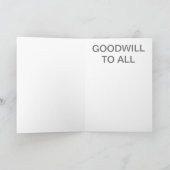 Vrede op de Scène van de Woestijn van de Aarde Feestdagen Kaart (Binnen)