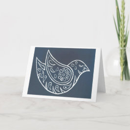 Vrede op de Vogel van de Aarde Feestdagen Kaart