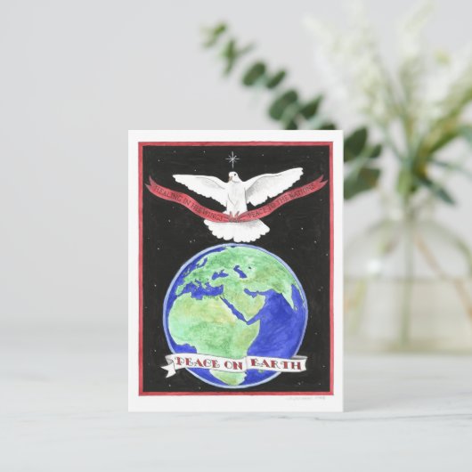 Vrede op het Inspirerend Briefkaart (Staand voorkant)