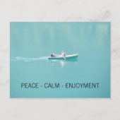 Vrede op het meer briefkaart (Voorkant)
