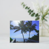 Vrede op het strand briefkaart (Staand voorkant)