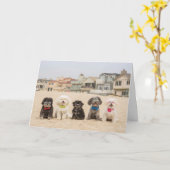 Vrede op het strand kaart (Gele Bloem)