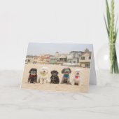 Vrede op het strand kaart (Voorkant)