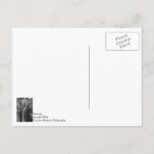 Vrede op Indische Cliff Grayscale Briefkaart (Achterkant)