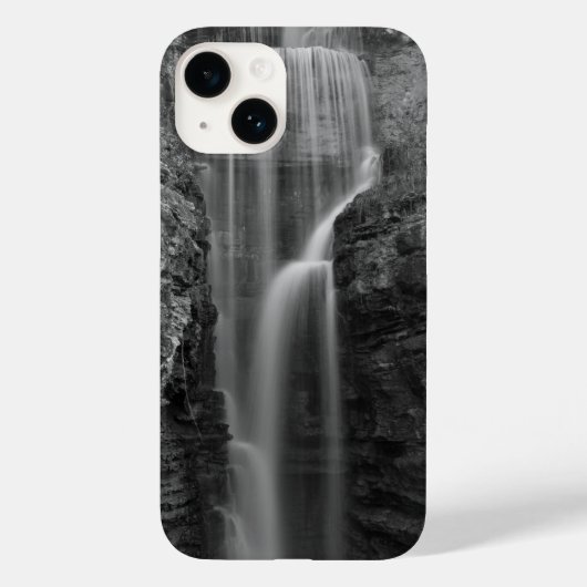 Vrede op Indische Cliff Grayscale Case-Mate iPhone Case (Achterkant)