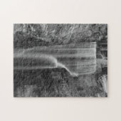 Vrede op Indische Cliff Grayscale Legpuzzel (Horizontaal)