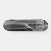 Vrede op Indische Cliff Grayscale Persoonlijk Skateboard (Horizontaal)