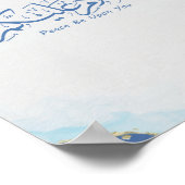 Vrede op je islamitische arabische kalligrafie Pos Poster (Hoek)