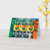 Vrede op St. Patrick Kaart (Gele Bloem)