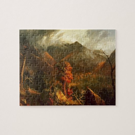 Vrede op zonsondergang door Thomas Cole Legpuzzel (Horizontaal)