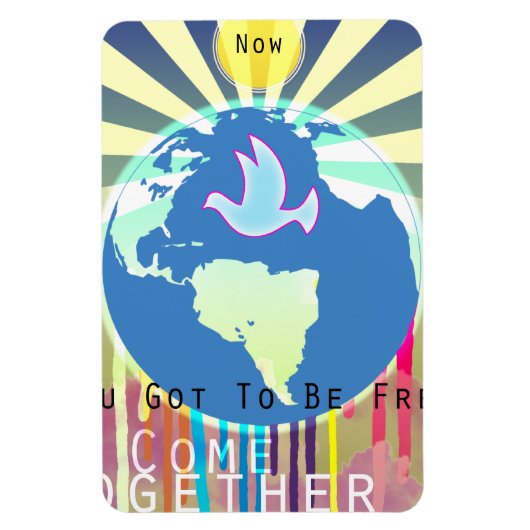 Vrede over de wereld Sony ATV Lyrics Magneet (Verticaal)