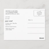 Vrede overal ter wereld briefkaart (Achterkant)