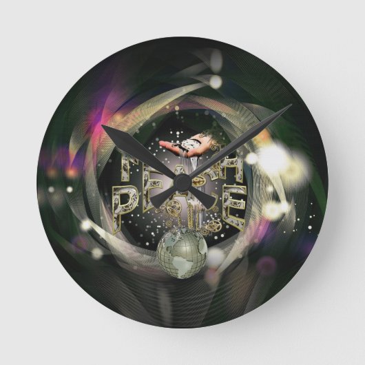 Vrede overal ter wereld ronde klok (Voorkant)