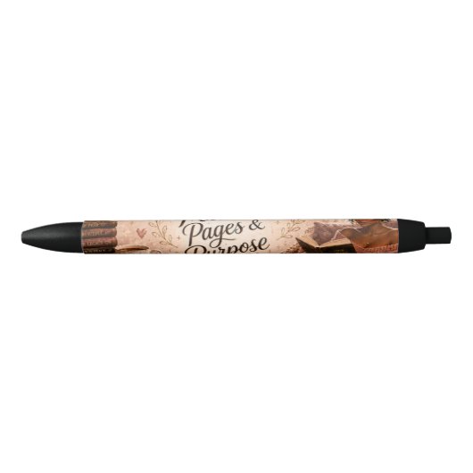 Vrede, Pagina's & Doel Zwarte Inkt Pen (Voorkant)