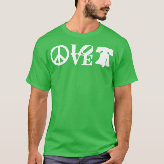 Vrede Philadelphia Liefde Liberty Bell Philly Fan T-shirt
