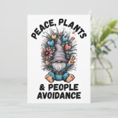 Vrede, Planten en mensen vermijden Kaart (Staand voorkant)