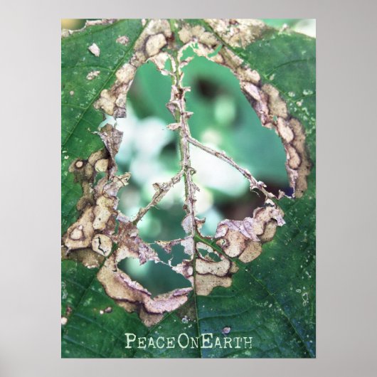 vrede poster (Voorkant)