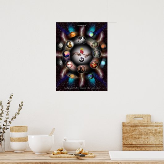 vrede.... poster (Keuken)