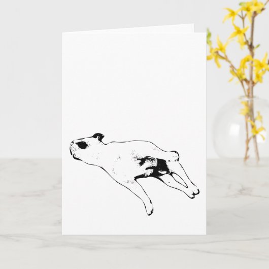 Vrede & poten kaart (Gele Bloem)