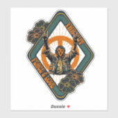 Vrede Punk Retro Urban Street Art Sticker (Vel)