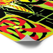 Vrede/Rasta Poster (Hoek)