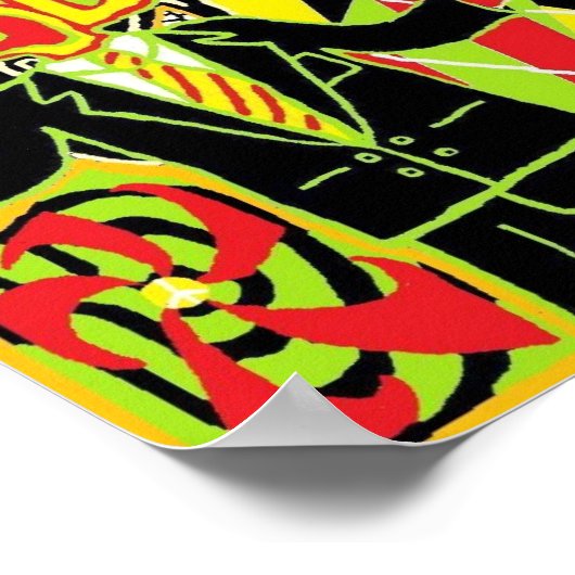 Vrede/Rasta Poster (Hoek)