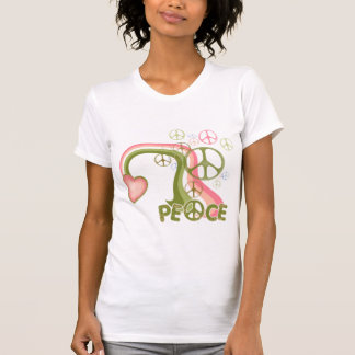 Vrede regenboog t-shirt