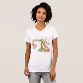Vrede regenboog t-shirt (Voorkant volledig)
