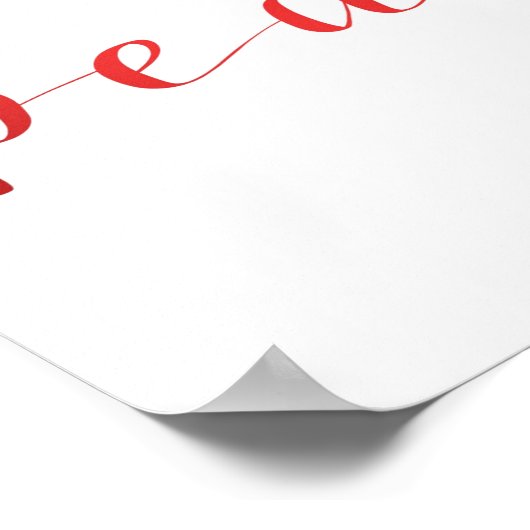 Vrede-rode folie, effect poster (Hoek)