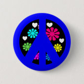 Vrede Ronde Button 5,7 Cm (Voorkant)