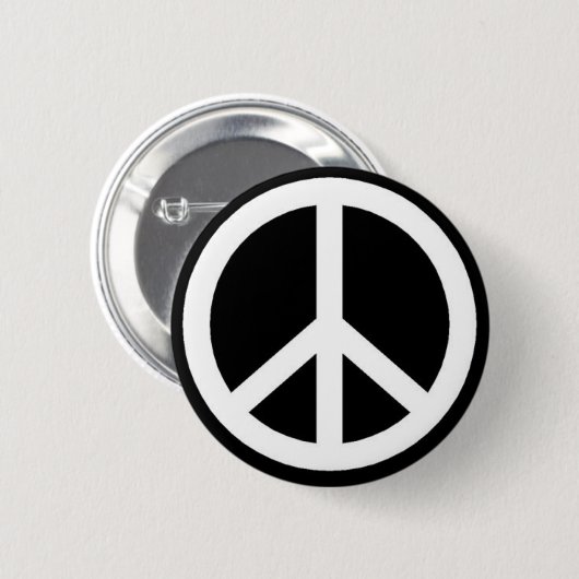 vrede ronde button 5,7 cm (Voorkant /achterkant)